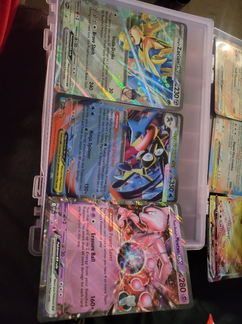 Jumbo Pokemon Mega Greninja EX Holo Card Ect